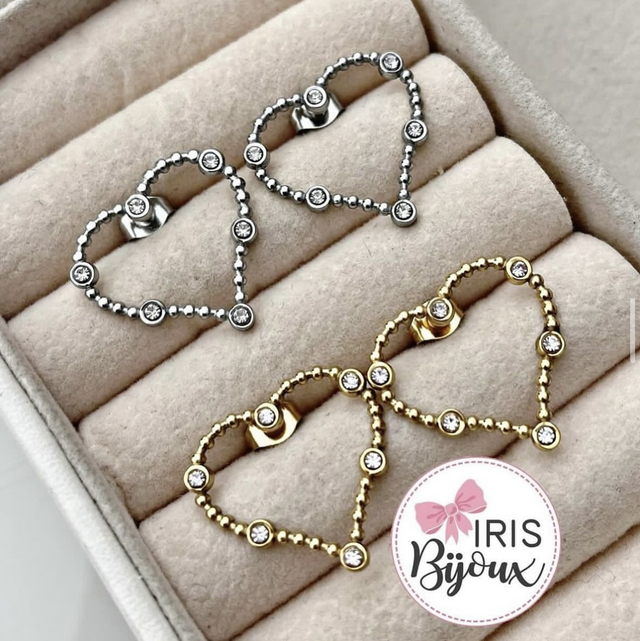 Orecchini a lobo * shining heart*