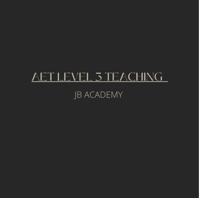 AET LEVEL 3 Teaching 