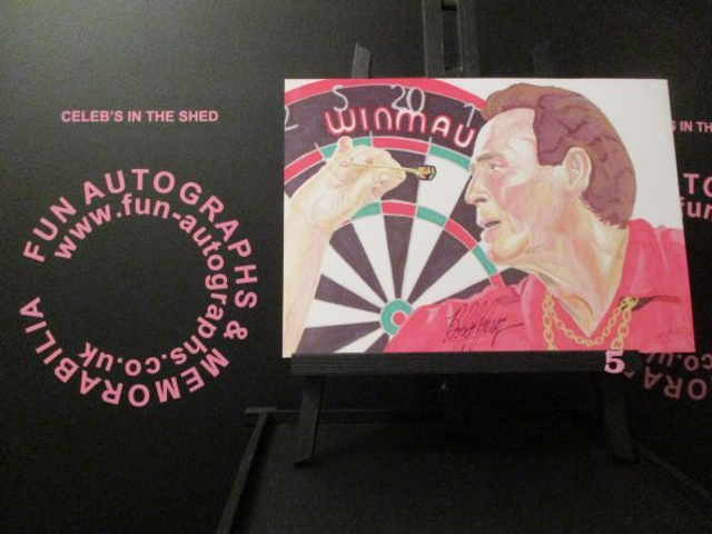 Bobby George Limited Edition Signed A4 Portrait Drawing Print (5)