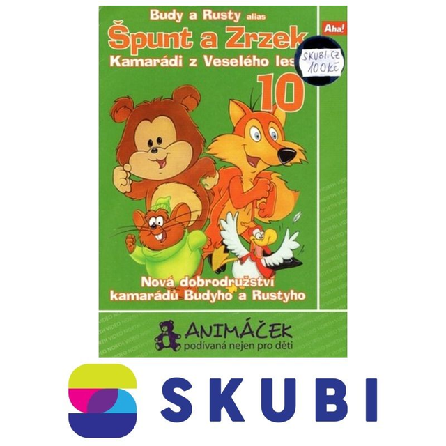 DVD Budy a Rusty alias Špunt a Zrzek 10 - Kamarádi z Veselého lesa - Nová dobrodružství kamarádů Budyho a Rustyho