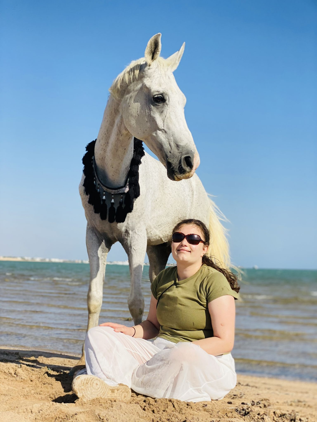 Balade à cheval + nage avec le cheval