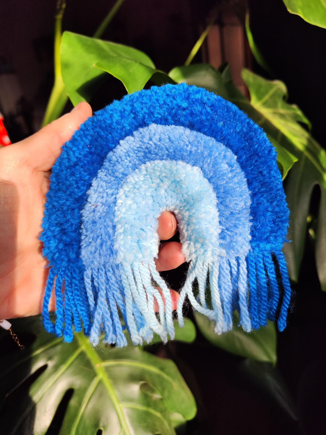 Arc-en-ciel nuances de bleu