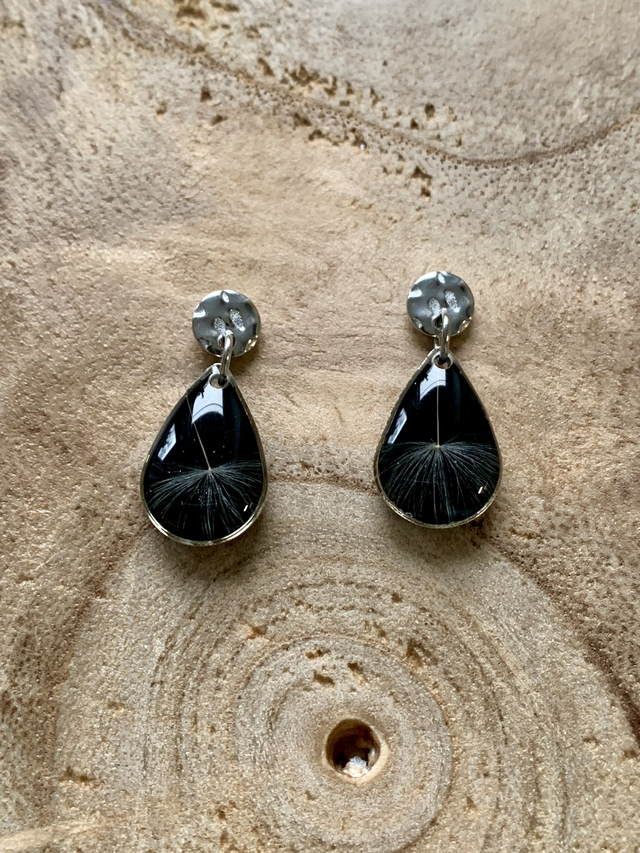 Pissenlits : boucles d&#039;oreilles clous