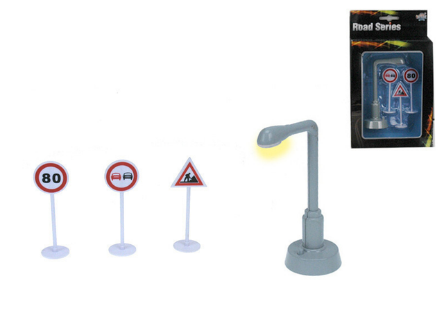 Speelgoed auto - Verkeersborden