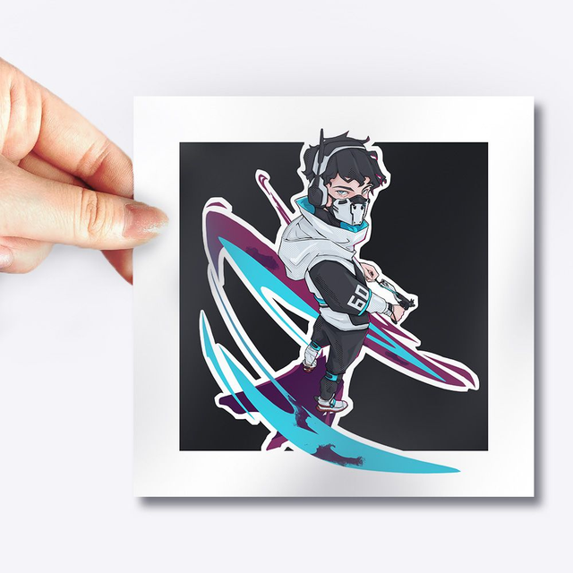 10x10cm Print | Original Design | Eos -The Slingshot Sniper