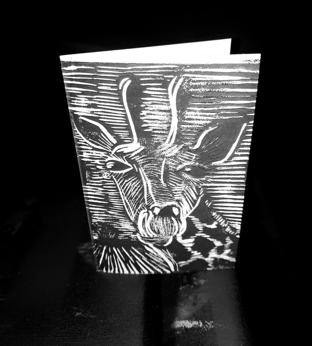 Giraffe x3 cards A6