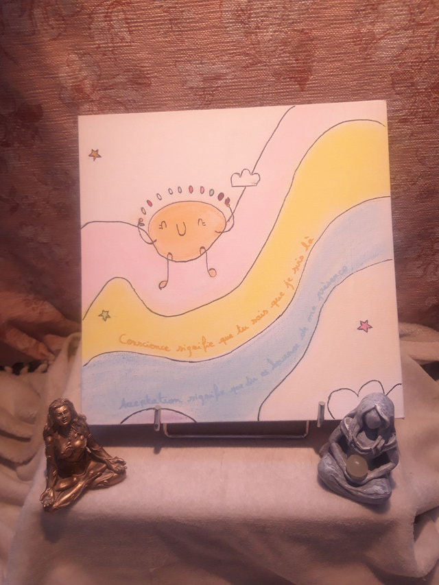 Toile "Conscience &amp; Acceptation"