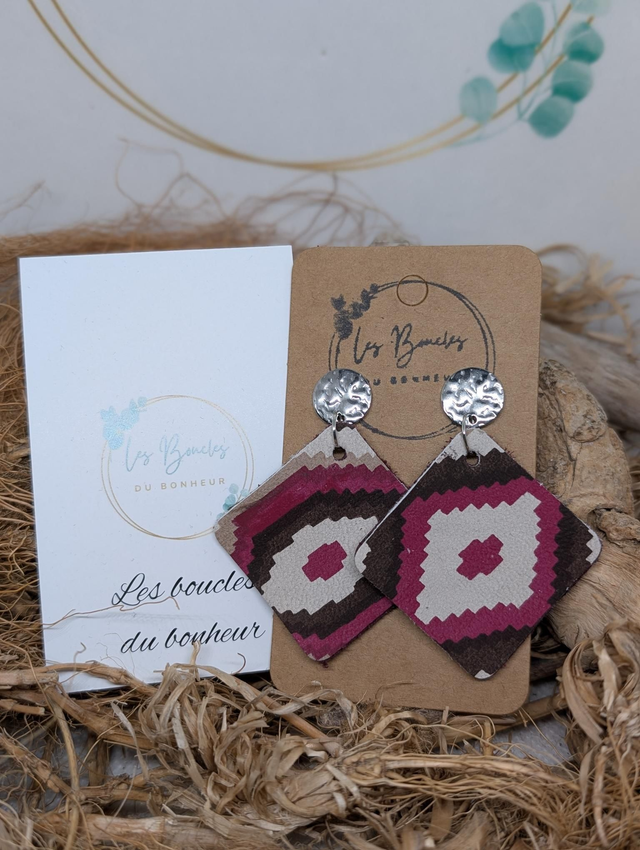 Boucles d'oreilles Chouquette chou012