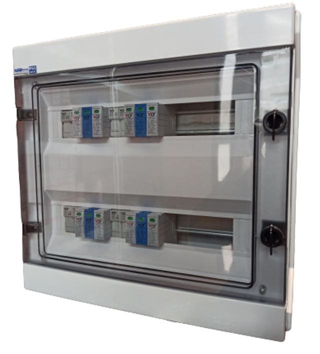 Rozdzielnica PV DC 4 stringi T1 T2