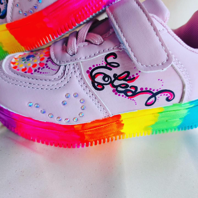 Les sneakers rainbow