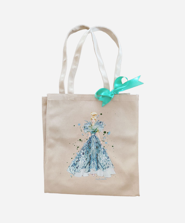 Vászontáska - türkiz