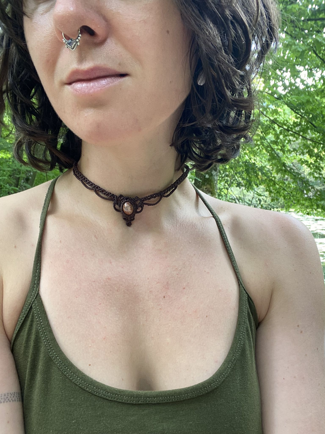 Feueropal Medieval Choker 