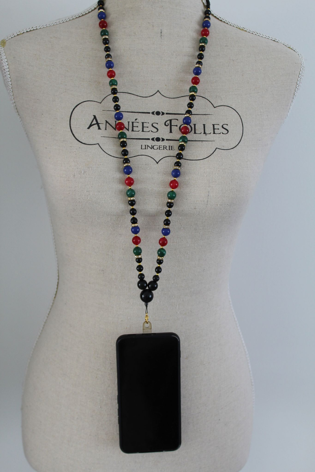 TOUR DE COU BADGE, TÉLÉPHONE PORTABLE