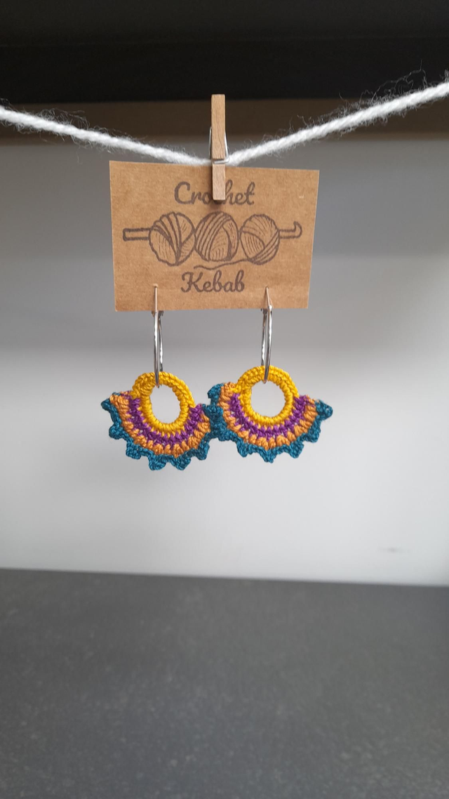 Martha- Yellow, Teal &amp; Purple