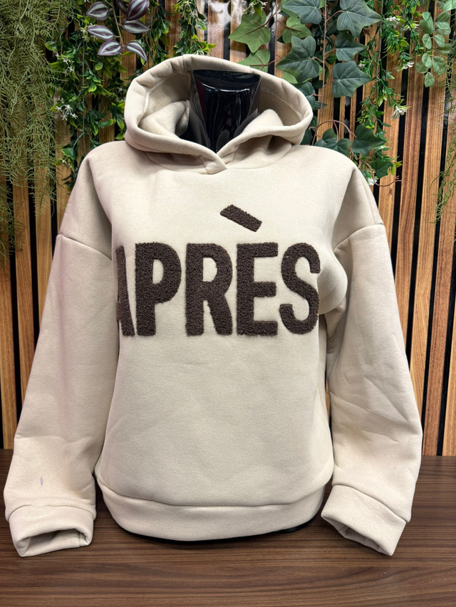 Hoodie Après - Zand