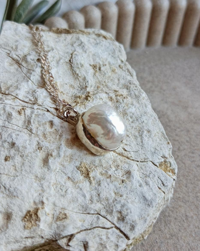 Collana Perla Barocca