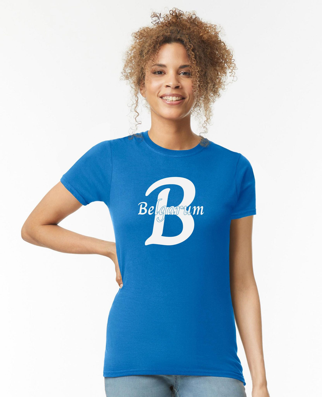 Belgarum Womens Softstyle Ringspun T-Shirt - Royal Blue
