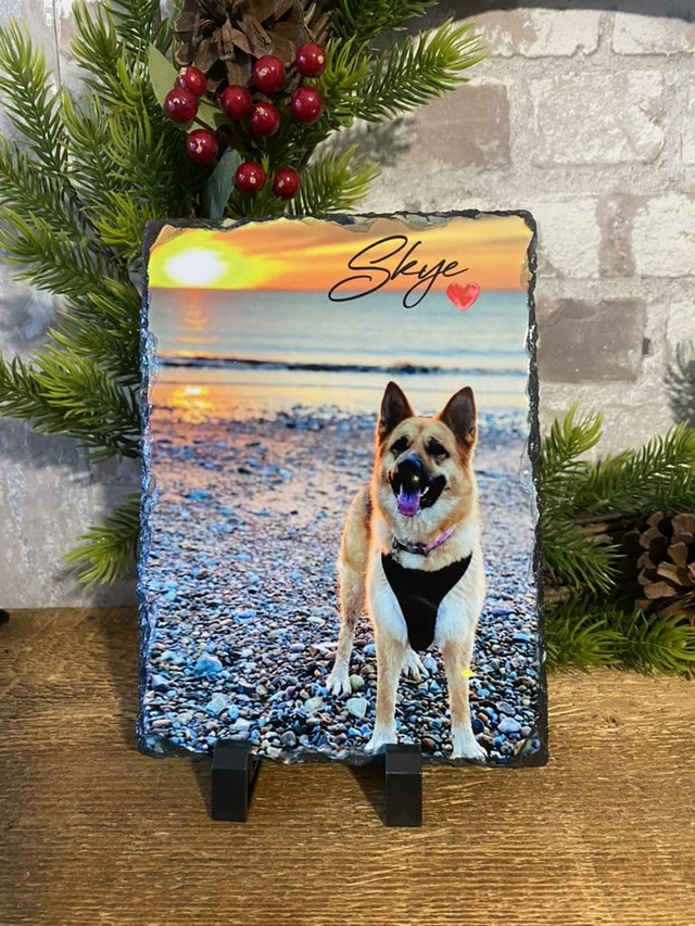Personalised Photo Slate Keepsake