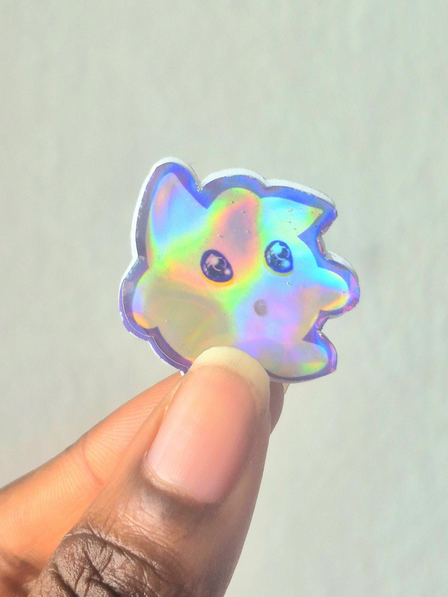 Pin "bouboule fluffy" Perle