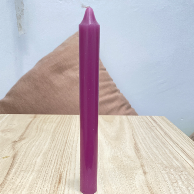 Vela morada candelabro