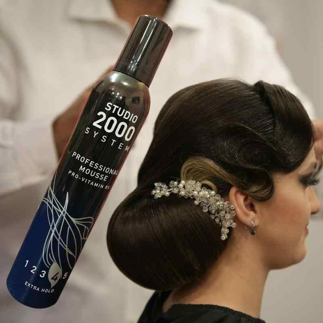 Studio 2000 System Professional Mousse with Pro-Vitamin B5 Extra Hold – 400ML
