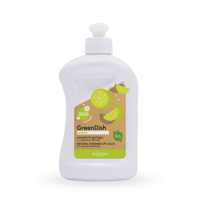 🧽 Liquide Vaisselle GreenDish Citron (avec Saponaire officinale)