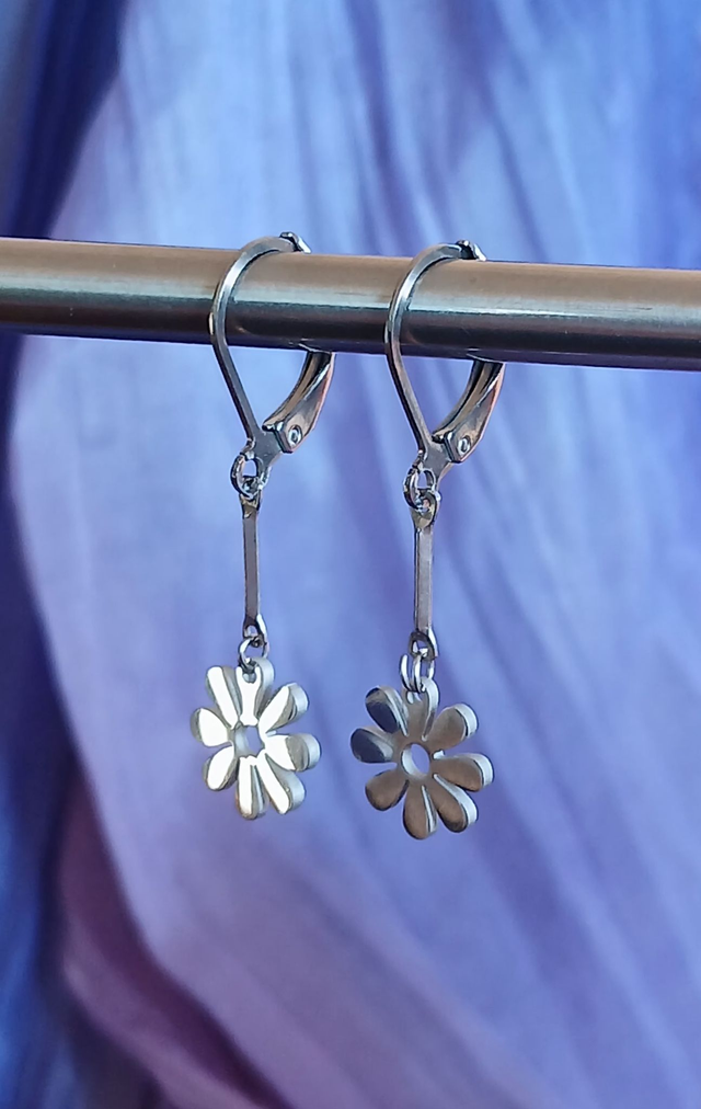 Boucles d'oreilles Fleur