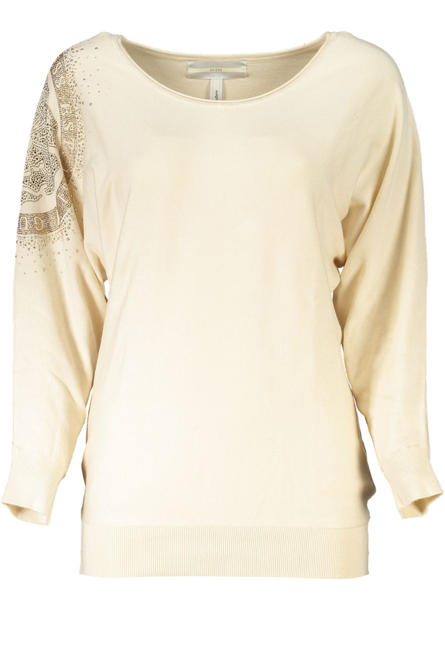 7528GUESS JEANS MAGLIA DONNA BEIGE