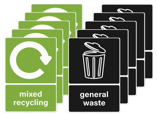 Pack of Bin Stickers