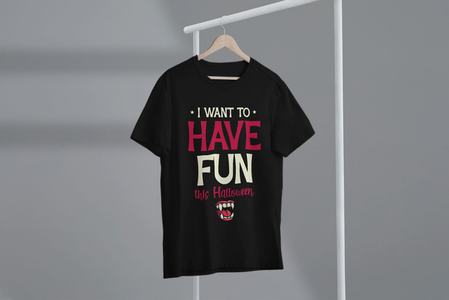 I Want To Have Fun This Halloween, Vampire Humor Spirit
Ich möchte dieses Halloween Spaß haben, Vampir-Humor-Geist