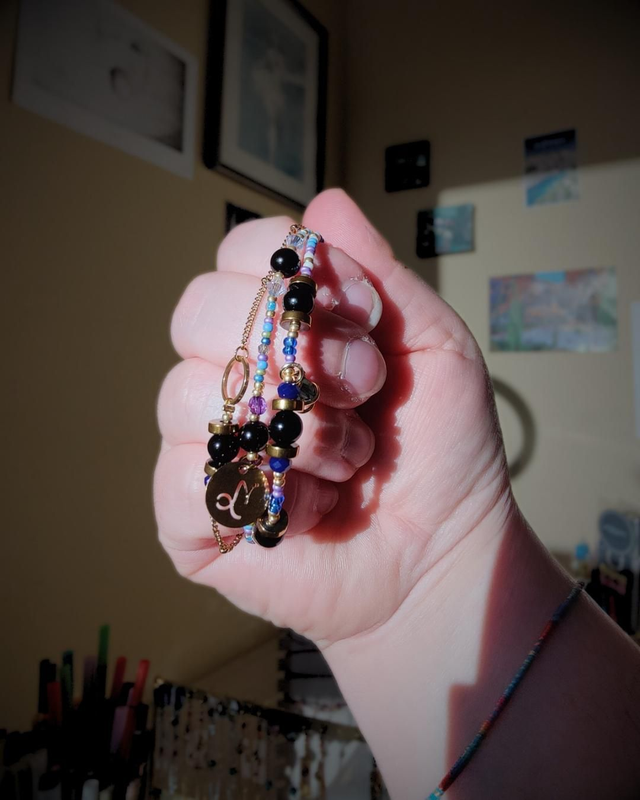 Bracelet Capricorne & Onyx