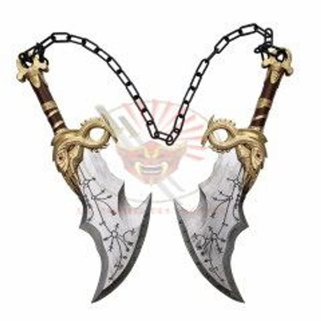  les armes du guerrier Kratos god of war
