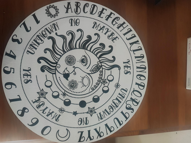 Plaque bois radiesthésie 