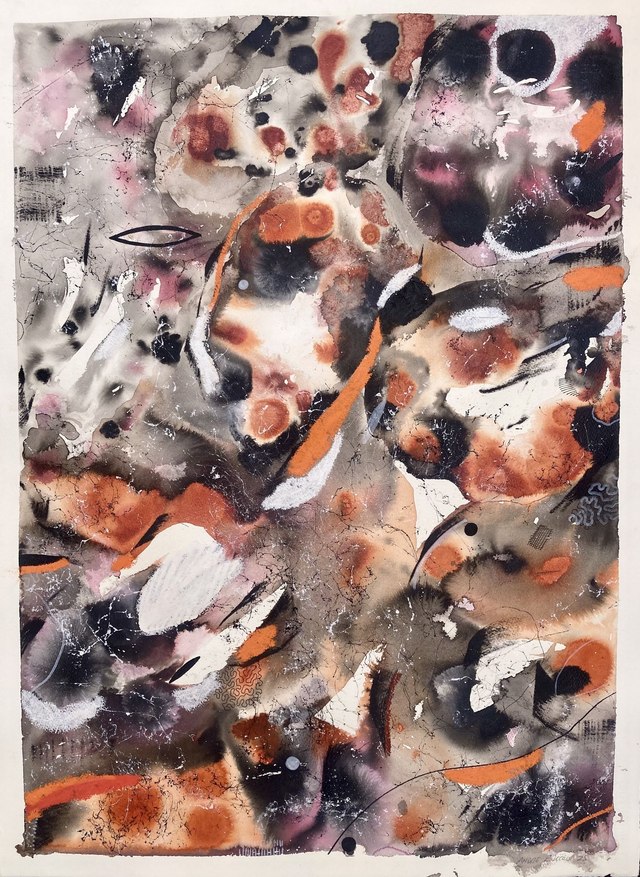 Original mix media on paper 56x76cm