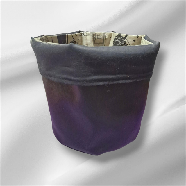 Panière ronde multipoches 