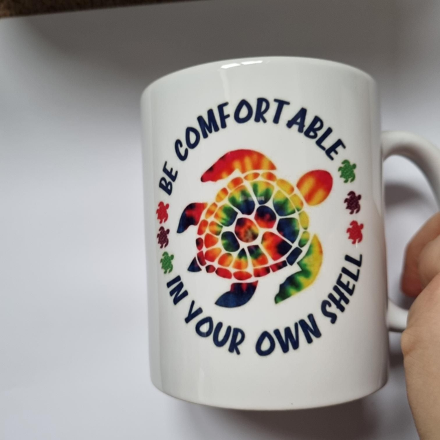 Be Comfortable In Your Own Skin Pride 11oz Mug Personalised 