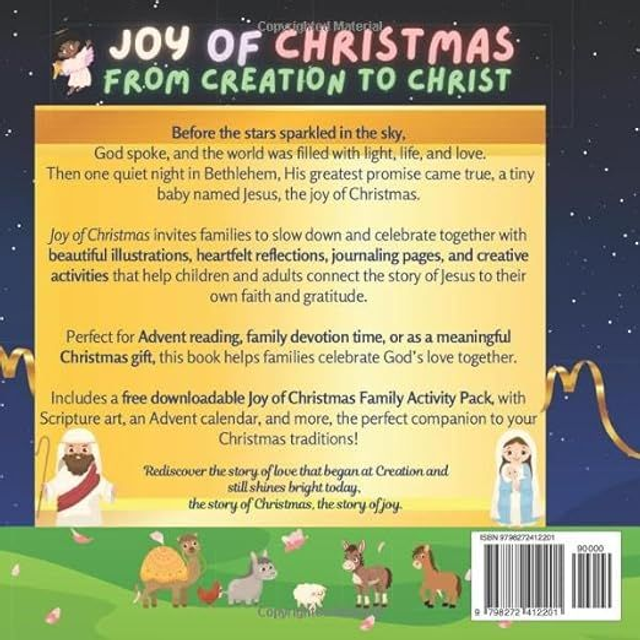 Joy of Christmas: A family Christmas Storybook with activities