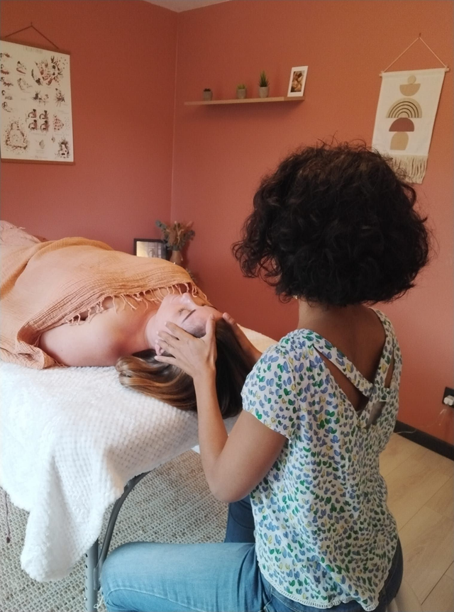 Massage lâcher prise : combiné crâne - visage - 1H30