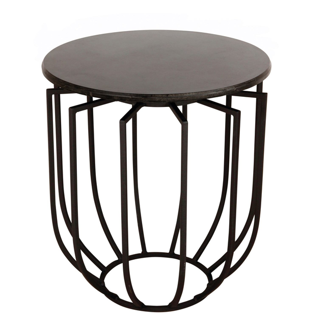 Table d'appoint plateau en marbre