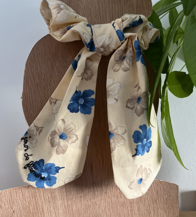 Foulchie Jour de Flemme (fleurs bleues)