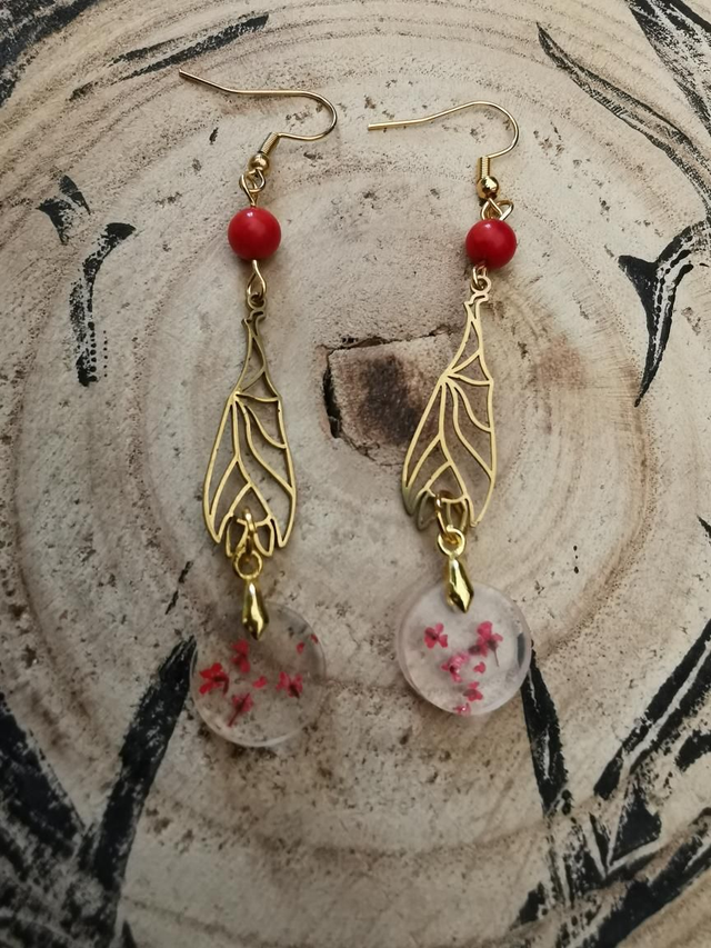 Chauve-souris dorées &amp; rouge