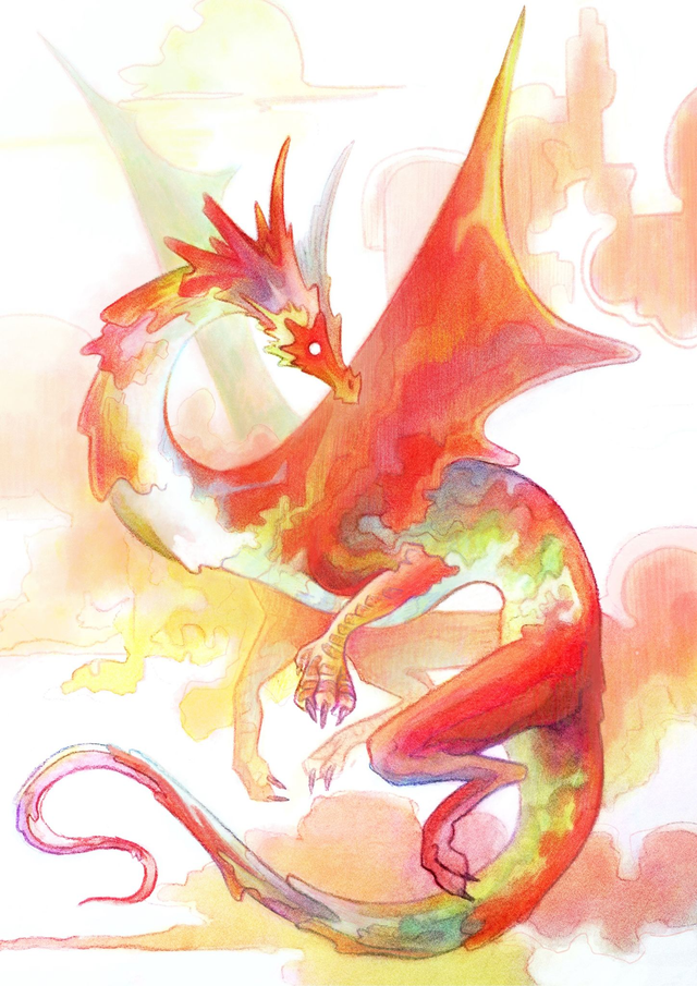 Série créature mythologique - Le dragon