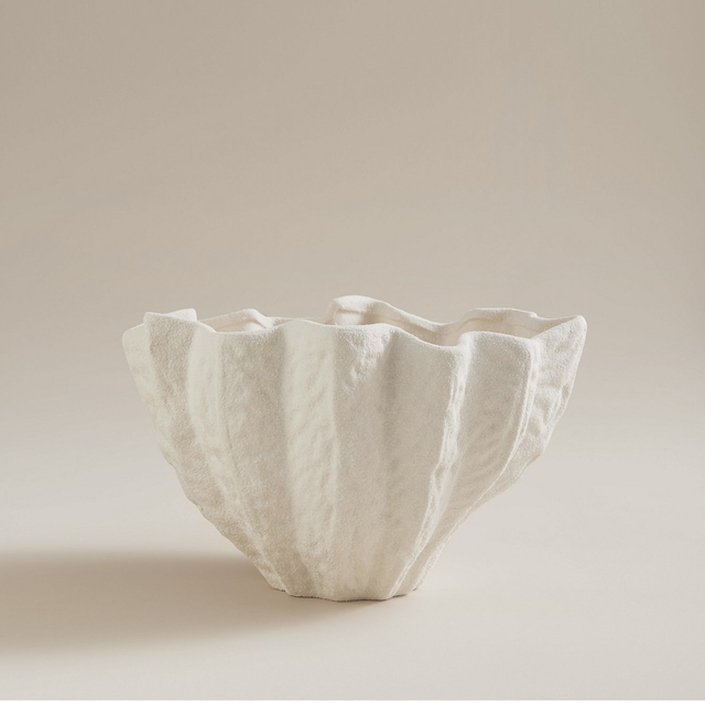 White Scuptural Bowl