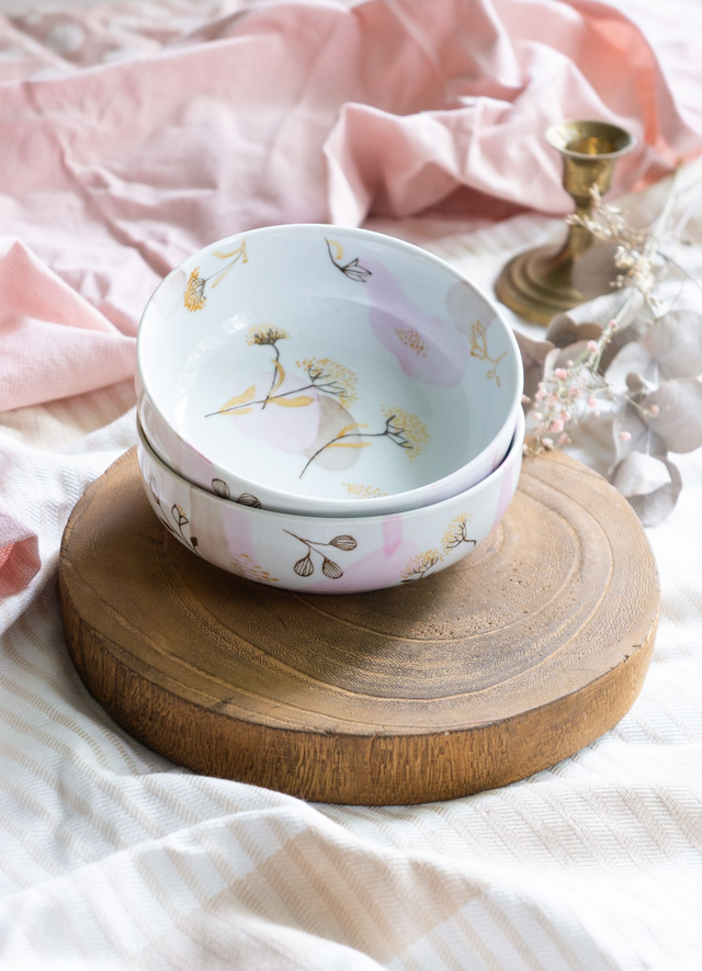 Coupelle en porcelaine tendance rose gold, vide poche, coupelle bijoux, idées cadeaux pour femme 