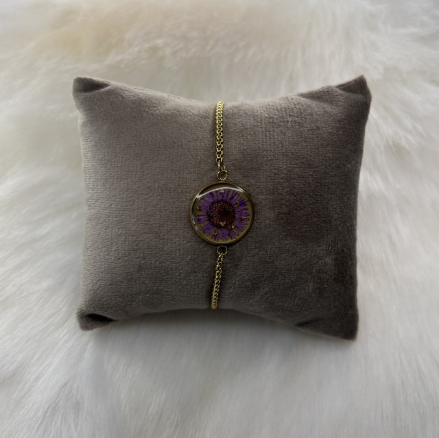 Bracelet Bloom Marguerite violet