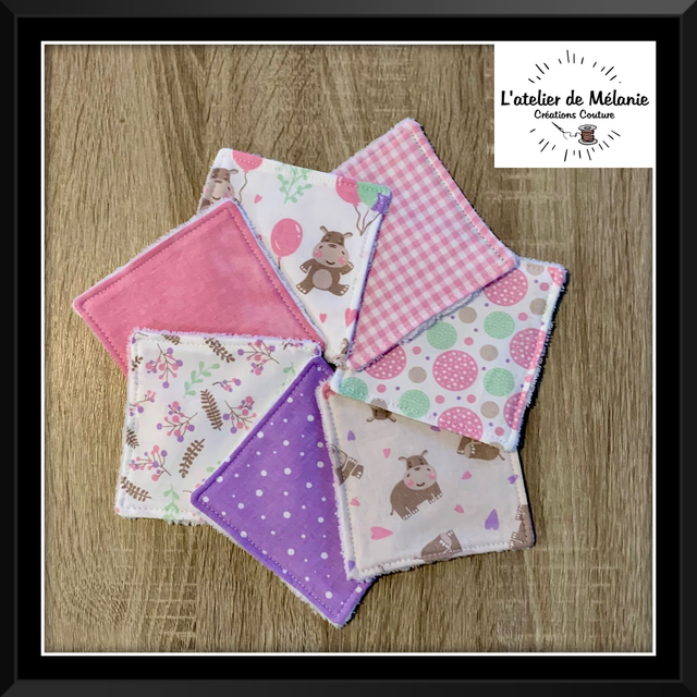 Lot 7 lingettes démaquillantes