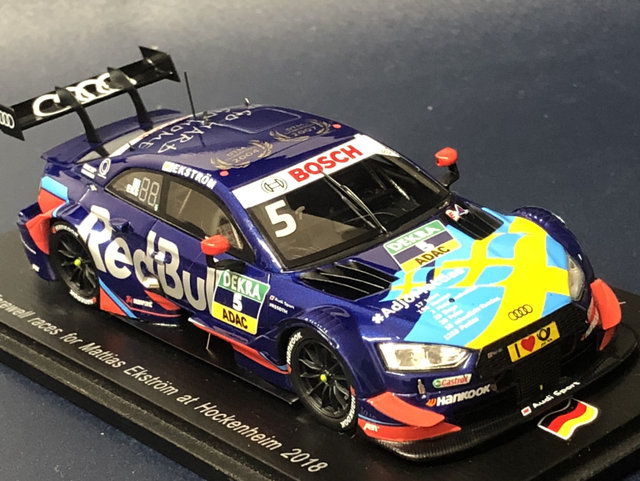 Audi RS 5 DTM 2018 M. Ekström "last Race" Spark 1:43