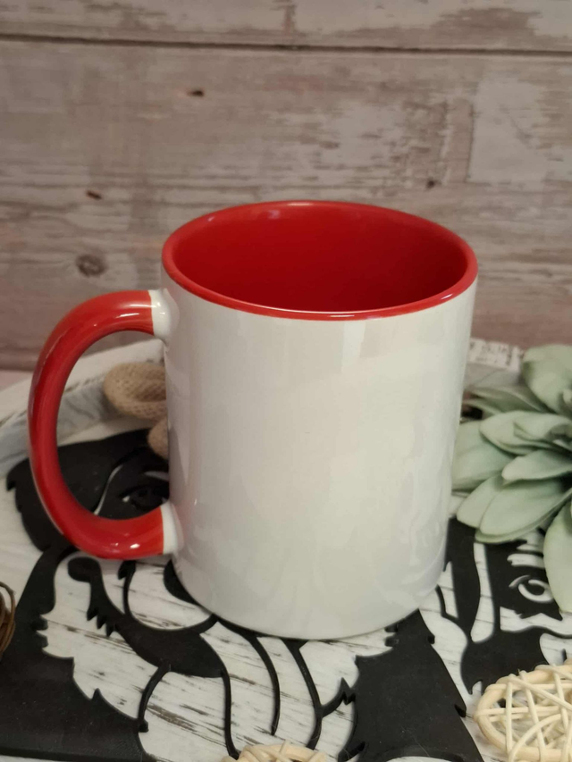 Mug rouge à personnaliser