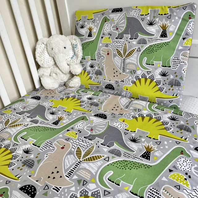 Dinosaur Adventure (Green) | Kids Blanket Set