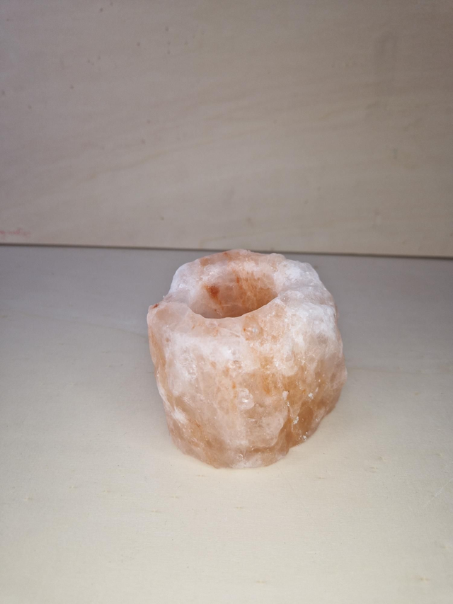 Bougeoir en sel de l'Himalaya / 001